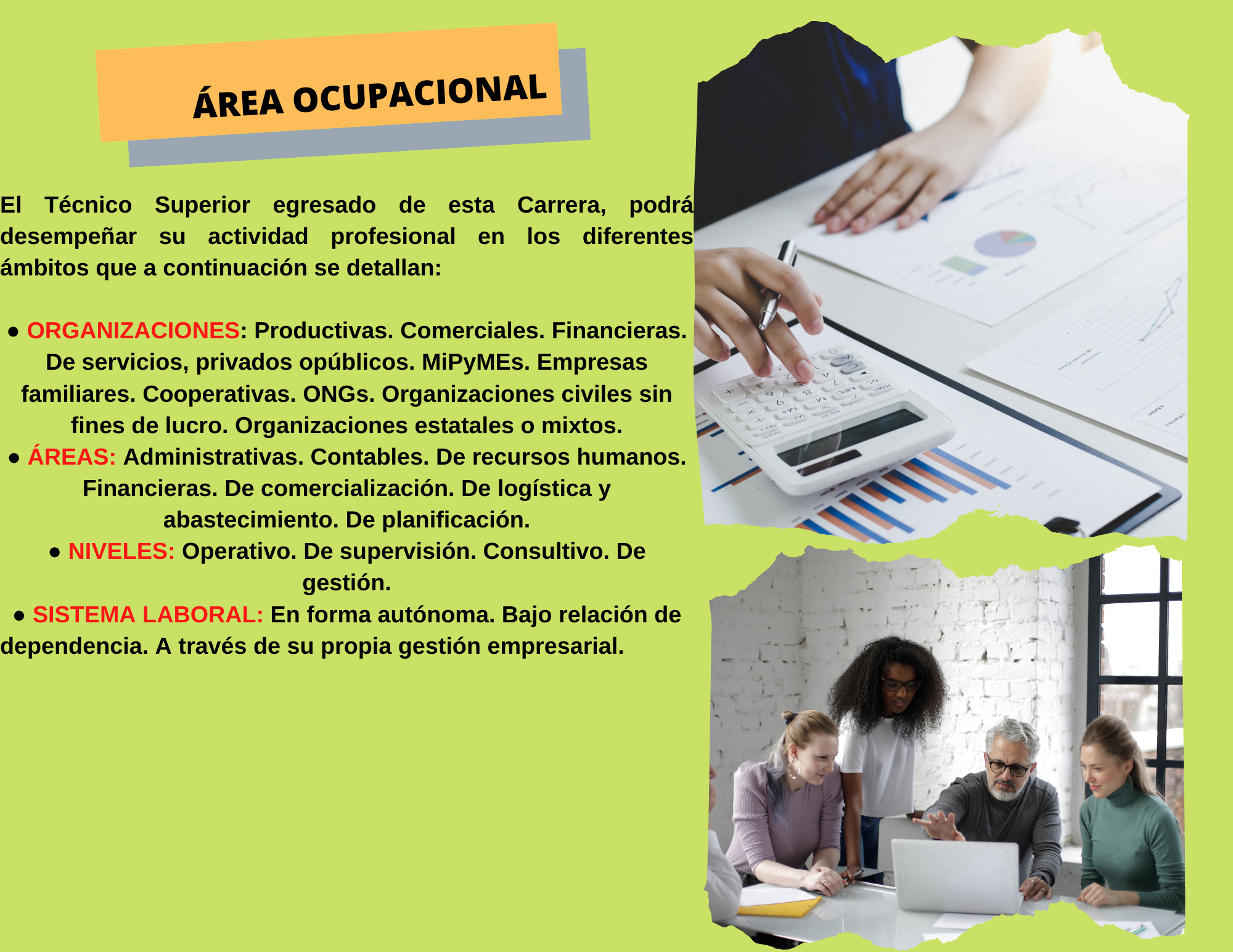 Tecnicatura Superior En Administración De Empresas Con Orientación En ...