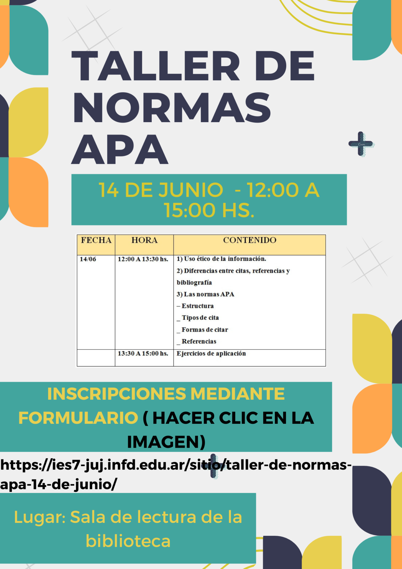 Taller De Normas APA – 14 De Junio – Instituto De Educación Superior Nº ...